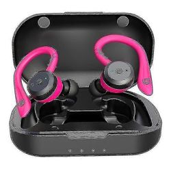 20 tuntia Leikkiaika Uinti vedenpitävät Bluetooth-kuulokkeet Dual Wear Urheilu langattomat kuulokkeet Tws Ipx7 Nappikuulokkeet Stereo vaaleanpunainen