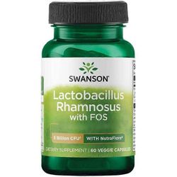 Swanson Lactobacillus Rhamnosus ja FOS 5bn CFU kapselit 60