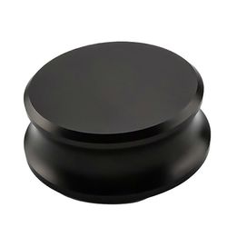 Alumiininen vinyylilevy painon stabilointilevy tasapainotettu puristin levysoittimelle LP-levysoitin tarvikkeet Musta