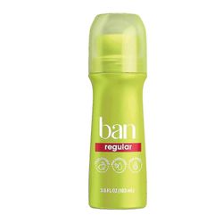 Ban Estä näkymätön roll-on antiperspiranttideodorantti, tavallinen tuoksu, 3,5 unssia