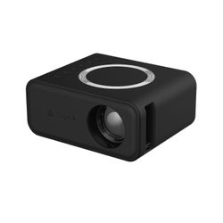 4K-projektor 7500 lumen 1080P 3D LED Mini WiFi Video Hjemmekino Kino DZ (svart)