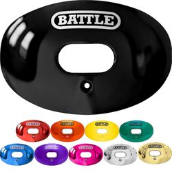 Battle Sports Chrome Oxygen huulisuoja suusuoja hihnalla Musta One Size