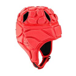 unbrand Prefessional jalkapallo jalkapallo kypärä rugby scrum lippis pääsuoja maalivahti hattu pääsuoja uutta punainen M