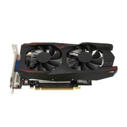 Kahden tuulettimen näytönohjain 4GB DDR5 128bit nopea jäähdytys hiljainen videopeli näytönohjainsiru pöytätietokoneelle GTX1050Ti 4GB DDR5 128bit