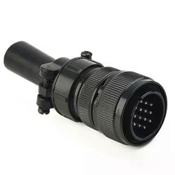 14-nastainen ilmailupistorasian liitin uros136961 141162 liitin Miller Hobart TIG MIG -hitsauskoneen tarvikkeille Musta Työkalutarvikkeet