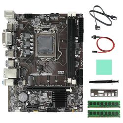 B85 Mboard + 2xDDR3 4GB 1600MHz Ram + SATA-kabel + s Kabel + baffel + Fett A1150 DDR3 M