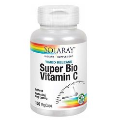 Solaray Super Bio C-vitamiini, 100 korkkia (pakkaus 1)