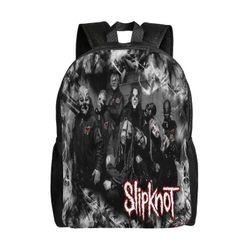 2025 a42 Slipknot reppu miehille ja naisille, tyylikäs päiväreppu täyspainatuksella, vedenpitävä kirjalaukku kouluun ja ulkoiluun m42