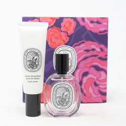 diptyque eau rose eau de toalett og håndkrem duo / ny med boks