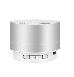 Coosilo Usb trådløs Bluetooth-højttaler, mini subwoofer udendørs afspiller sølv