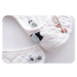 Uclac Baby Bibs U-formet Bandana Fodring Bib Spyt håndklæde Børn Pige Dreng Bomuld Hagesmække Multifarve A9