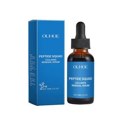 Peptide Squad kollageenin uudistamisseerumi, ikääntymistä estävä seerumi kasvoille kuparipeptideillä, kosteuttava peptidiseerumi ryppyihin, hienoih...