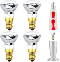 Laavalampun polttimo 25w E14 R39 lämmin valkoinen heijastin kohdelamppu (4 kpl pakkaus)