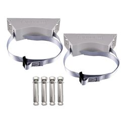 2kpl propaanisäiliön pidike, kaasupullon pidike, sylinterin seinälle asennettava kiinnike, kaasupullon pidike A2