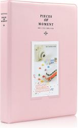 128 Lommer Mini Fotoalbum til Fujifilm Instax Mini 7s 8 8+ 9 25 26 50s 70 90 Instant Camera & Name Card Pink