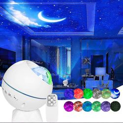 Mikasa Nat lys Galaxy Projektor Stjerne Farverig dynamisk loft led stjernetåge sky lampe