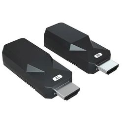 50M 1080P 60Hz -yhteensopiva langaton videoäänilähetin vastaanottimen jatke langaton näyttö Adap Musta