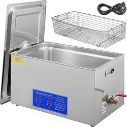 Vevor 30L Digital Ultrasonic Cleaner Timer Tank Heat Ultra Sonic Rengjøringsmaskin