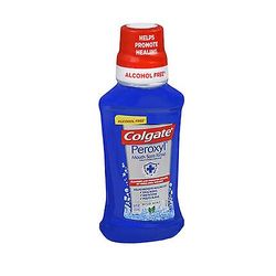 Colgate Peroxyl mundsår Skyl alkoholfri, mild mynte 8,4 oz (pakke med 1)