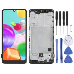 TFT LCD-näyttö Samsung Galaxy A41 SM-A415 Digitizer Full Assembly kehyksellä
