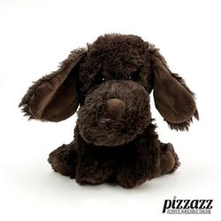 Warmies mikroaaltouunissa ja jäähdytettävässä pehmolelussa laventelin tuoksulla suklaalabradorinnoutaja-pehmo