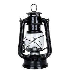 Mikasa Retro petroleum lampe 25cm Camping Light Home dekorative hængende lampe Sort