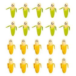 40kpl Creative Banana Shaped Erasers Students Erasers Students Stationery Sekalaiset värit 4.5X1X1CM