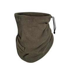 Vinter Træk Reb Shake Grain Velvet Hals Tørklæde Udendørs Cykling Varm Bib Tørklæde Maske Army grøn