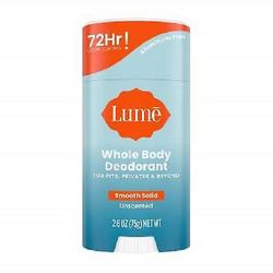 Lume Whole Body Smooth Solid Deodorant Stick hajusteeton