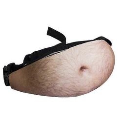 Unisex-vyötärölaukku, säädettävä vyö ja vetoketju hyvin