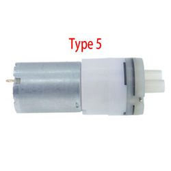 12v DC Small 370 Vattenpump Låg Ljudnivå Stort Vattenflöde Dc Motorvattenpump För Mini Vakuum Syresättning Lufttryck Bröstpumpar Type 5