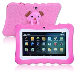 7" Kids Tablet Android Tablet Pc 8gb Rom 1024 * 600 Opløsning Wifi Børn Tablet Pc, Pink