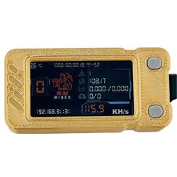 Päivitetty Nerdminer 118KH/S BTC Solo Lottery Miner Mini ASIC Miner Bitcoin BTC Miner Color Screllä Kultaa