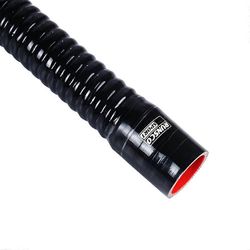 ID30/32/34/36/38mm silikoni joustava letkuputki jäähdyttimen putki ilmanottoaukko korkeapaineinen kumipuuseppäputki sininen punainen musta l: 50cm ...