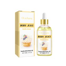 Denstyle Body Juice Olje, Body Juice Olje kanel Bun, Peach Body Oil, Cake Body Oil, Body Oil, fuktighetsgivende Body Oil Strawberry Shortcake Vanil...