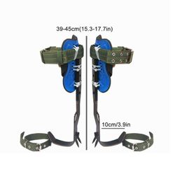 Säädettävät puiden kiipeilypiikit Turvavyö Kaulanauhan puiden kiipeilypiikkityökalu hedelmien poimimiseen 1 pari