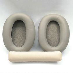 Sony MDR-1000X/WH-1000XM2 Korvaavat Pehmusteet & Pääpanta Sarja - Ensiluokkaiset melueristyskorvatyynyt Kultaa