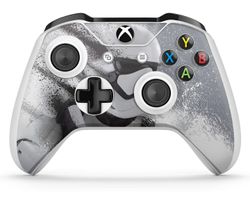 giZmoZ n gadgetZ GNG 2 x Trooper yhteensopiva Xbox One S -ohjaimen nahkojen kanssa Full Wrap Vinyl Tarra Stormtrooper