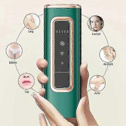 Laserkarvanpoistoaine jäähdytysjärjestelmällä Koti IPL -karvanpoisto naisille Miehet, vihreä