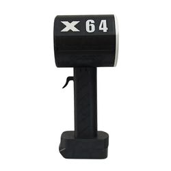 X64 väkivaltainen puhaltimen työntövoima 1,6 kg kädessä pidettävä turbosuihkutuuletin 64 mm harjaton moottorilehtipuhallin, joka sopii akkuun Musta