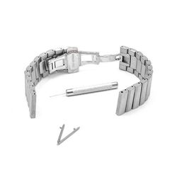 AIR Udskiftningsrem til Garmin Vivomove(16,3 cm sølv)