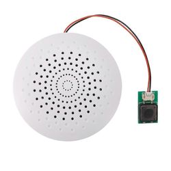 8 Mt:n USB-äänimoduulilaatikko, jolla voi tallentaa ladattavaa kaiutinta, jossa on MP3-äänen toistotoiminto ja näppäimistöversio Valkoinen