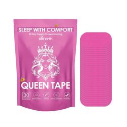 unbrand Queen Tape Suuteippi nukkumiseen 30kpl Kuorsausta estävä suuteippi, Suuteippi kuorsaukseen, Hengittävä suuteippi Hypoallergeeninen ja ihoys...