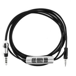 Vaihtoäänikaapeli MOMENTUM-kuulokkeille ja kaukosäätimelle - musta