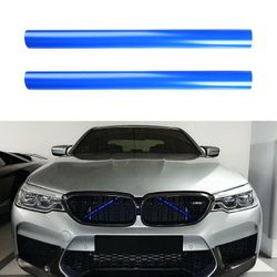 2x Front Gitter Trim Strips Pipe Til BMW F10 F30 F32 1 2 3 4 5 Serie F20 F30