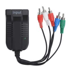 Z10AS RGB -komponentti HDMI-yhteensopiva video R/L Audio to YPBPR Converter -sovitin Plug and Play