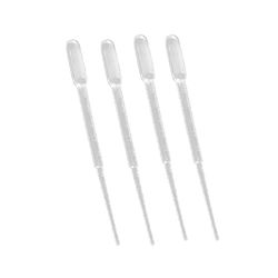 100pcs 3ml plast gjennomsiktige pipetter disponibel trygt øye dropper forsyninger Som vist