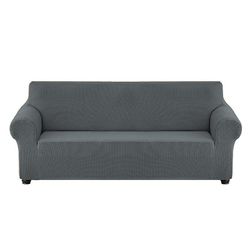 Eveltek Stretch Sofa Slipcover SofaBeskytter Små Tern Grå M