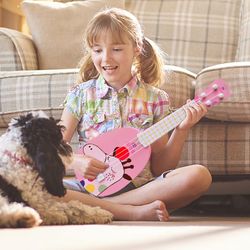 Baodan Barn Simulering Ukulele Simulering Gitarr Kan Spela Upplysning Pedagogiska Musikinstrument Tidig utbildning Musikleksaker