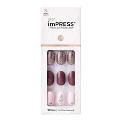 Kissqiqi Press-on Manicure, Nail Kit, Short Press-on Nails lilla